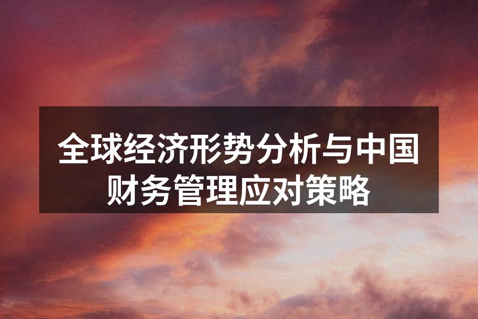全球经济形势分析与中国财务管理应对策略